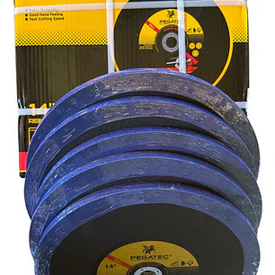25 Discos De Corte Metal Tronzadora De 14 Pulgadas Color Negro