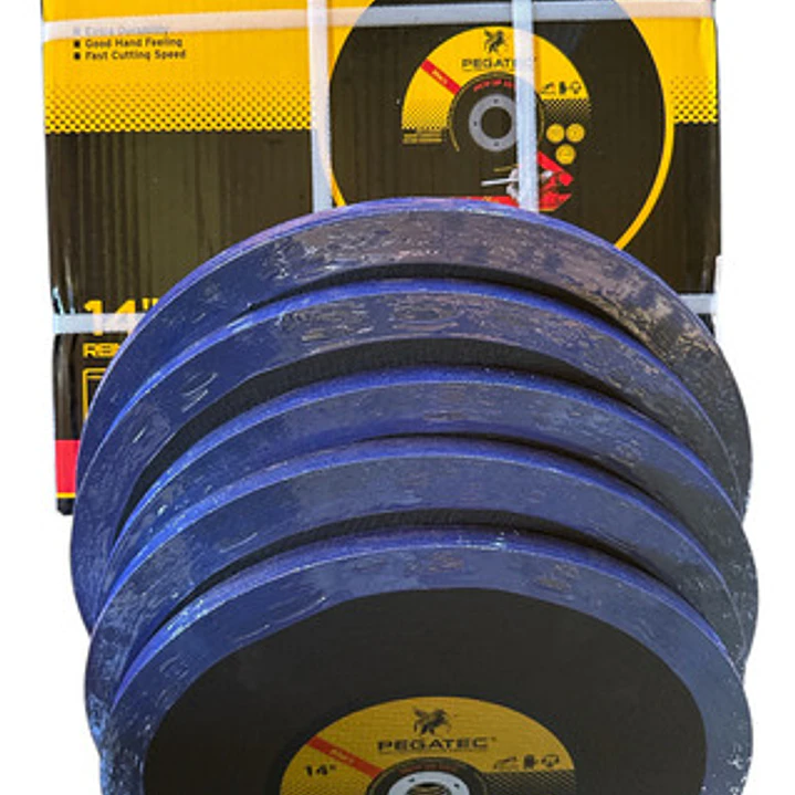 25 Discos De Corte Metal Tronzadora De 14 Pulgadas Color Negro 2