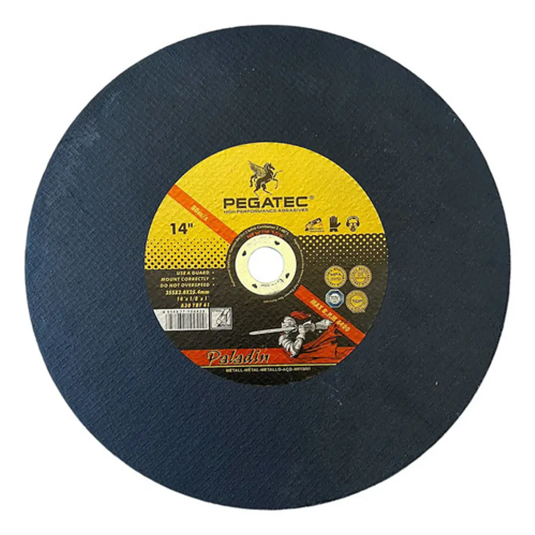 25 Discos De Corte Metal Tronzadora De 14 Pulgadas Color Negro 3