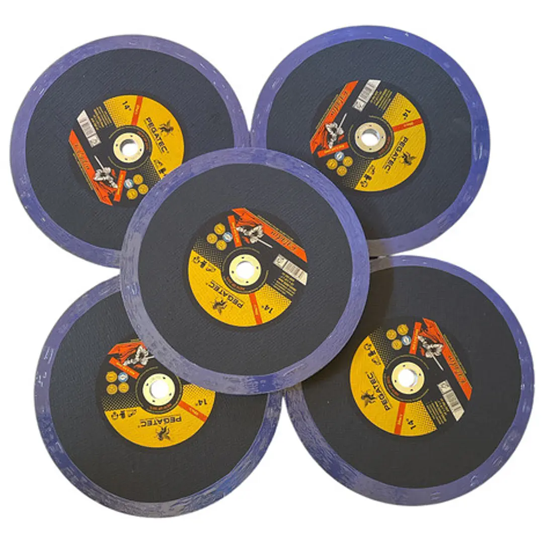 25 Discos De Corte Metal Tronzadora De 14 Pulgadas Color Negro 4