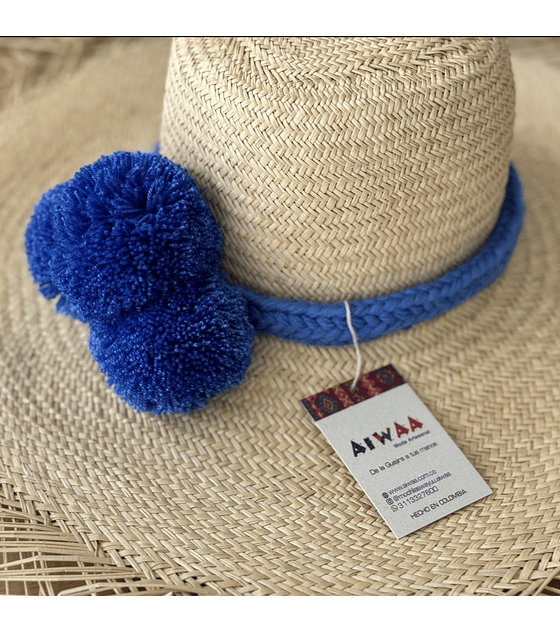 Pompom Wayúu Azul