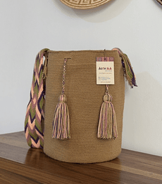 Mochila Grande Caqui