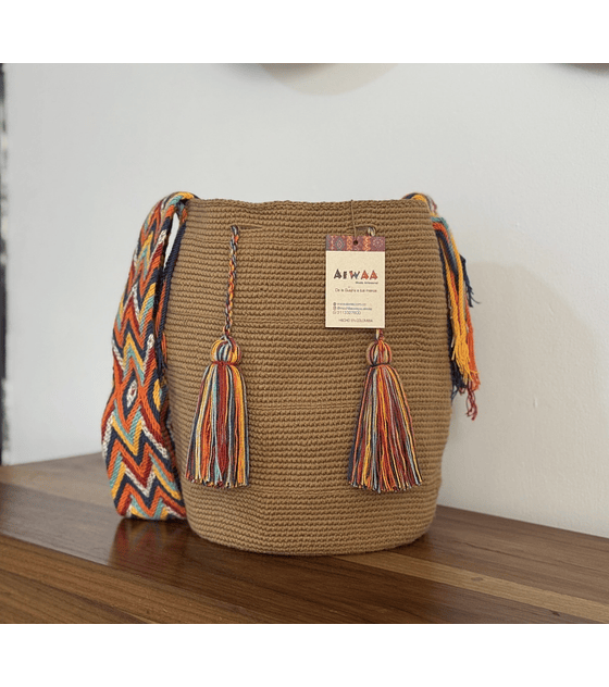 Mochila Grande Caqui