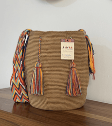 Mochila Grande Caqui