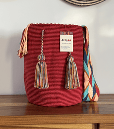 Mochila Grande Roja