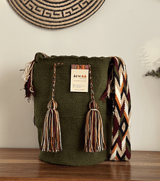 Mochila Grande Verde