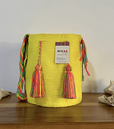 Mochila Mediana Amarilla