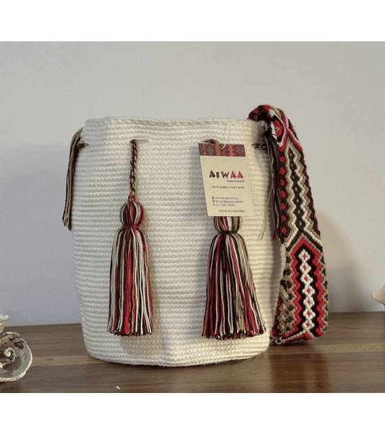 Mochila Mediana Blanca