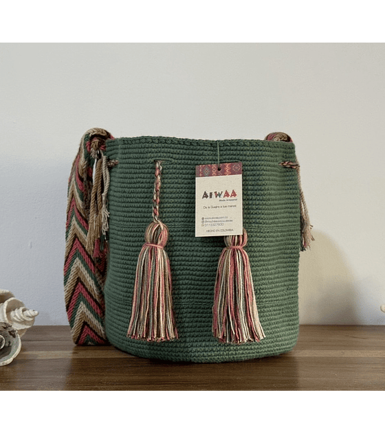 Mochila Mediana Verde