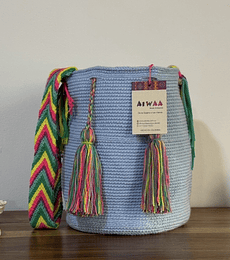 Mochila Mediana Azul