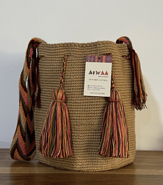 Mochila Mediana Caqui