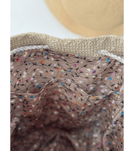 Mochila Grande Beige