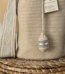 Mochila Grande Beige