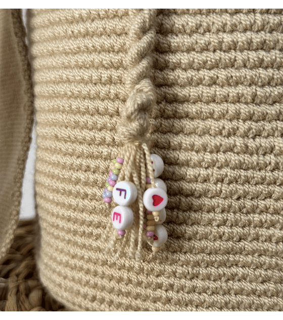 Mochila Mediana Beige