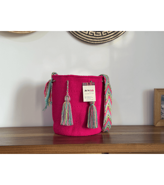 Mochila Mediana Fucsia