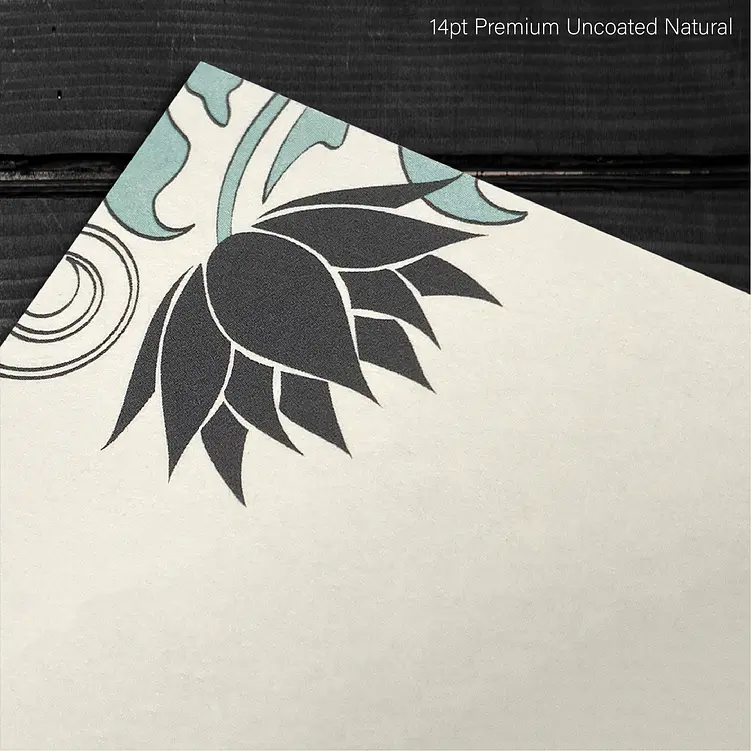 14pt Uncoated Greeting Cards (5