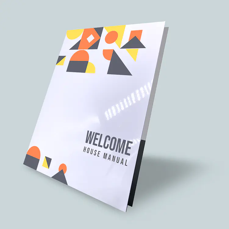 Lustrous High-Gloss Presentation Folders 1