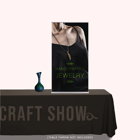 S-Step Tabletop Retractable Banner Stand