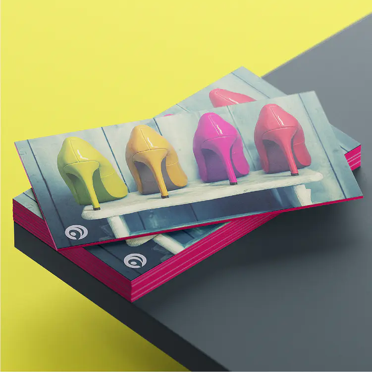 32pt Colored Edge Business Cards (Uncoated) 1