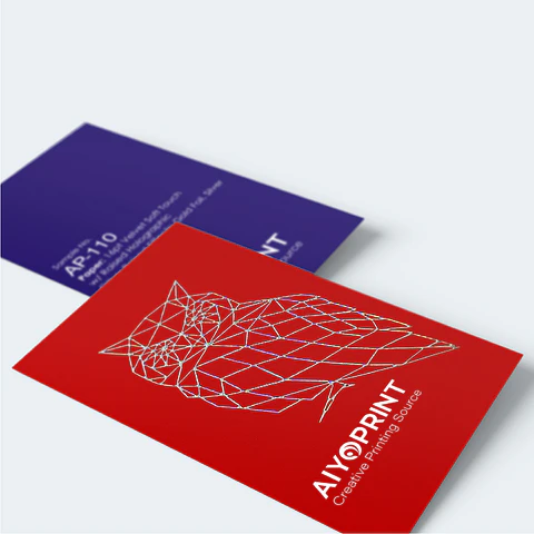 16pt Velvet Soft Touch Business Cards with Raised Foil