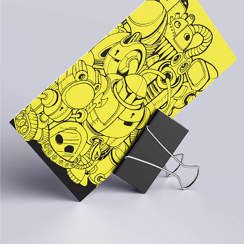16pt Velvet Soft Touch Business Cards with Flat Spot UV