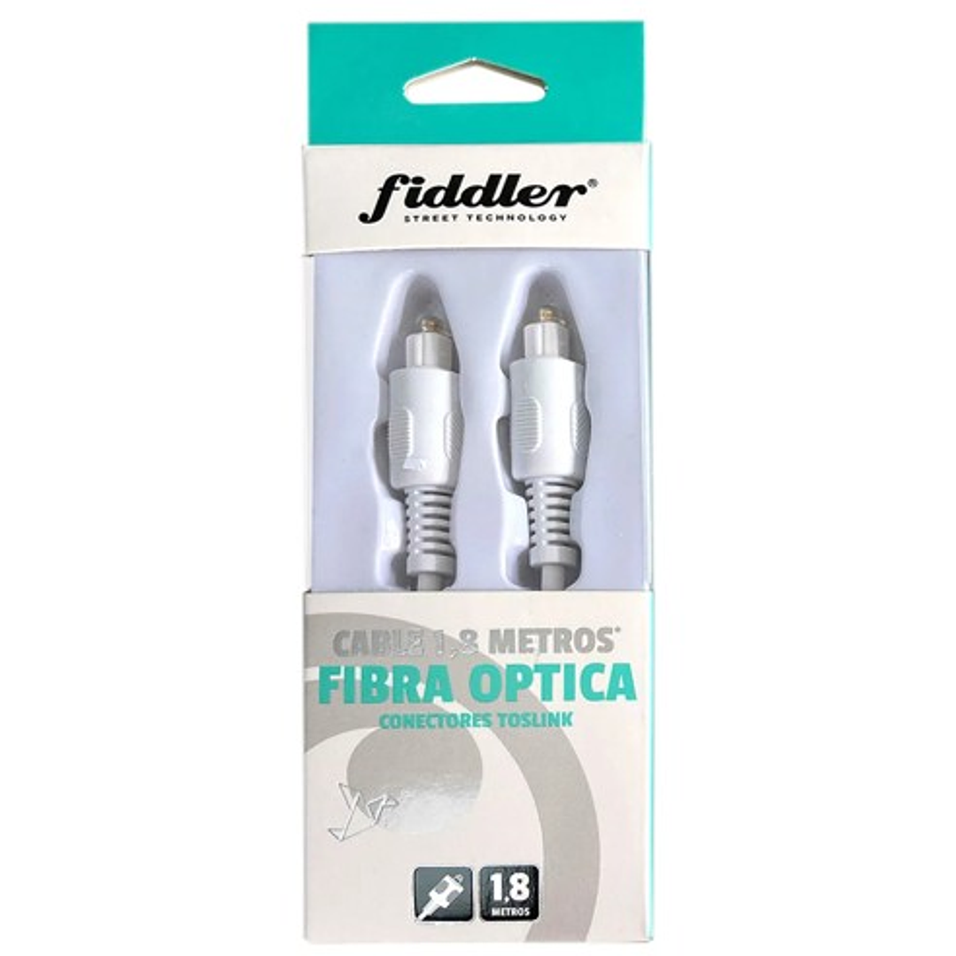 Cable fibra óptica audio 1, 8 metros - FIDDLER 2