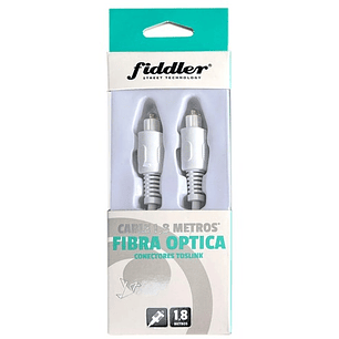 Cable fibra óptica audio 1, 8 metros - FIDDLER