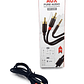 Cable de audio auxiliar 3.5mm  a 2 RCA - 1m - KIN - Miniatura 3