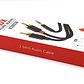 Cable de audio auxiliar 3.5mm  a 2 RCA - 1m - KIN - Miniatura 4