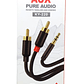 Cable de audio auxiliar 3.5mm  a 2 RCA - 1m - KIN - Miniatura 5