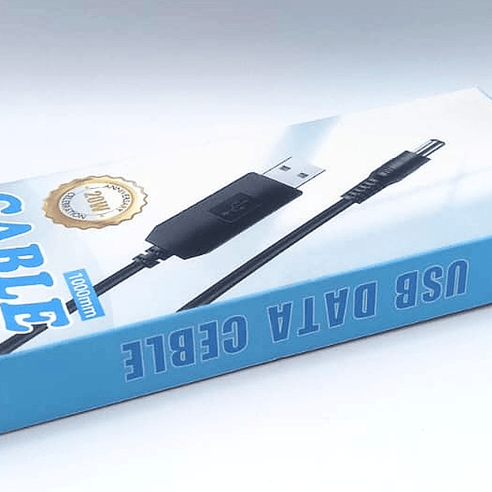 Cable Usb con conector DC - Largo 1m 5