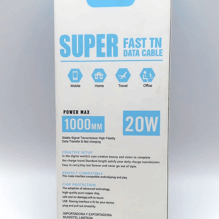 Cable Usb con conector DC - Largo 1m 7