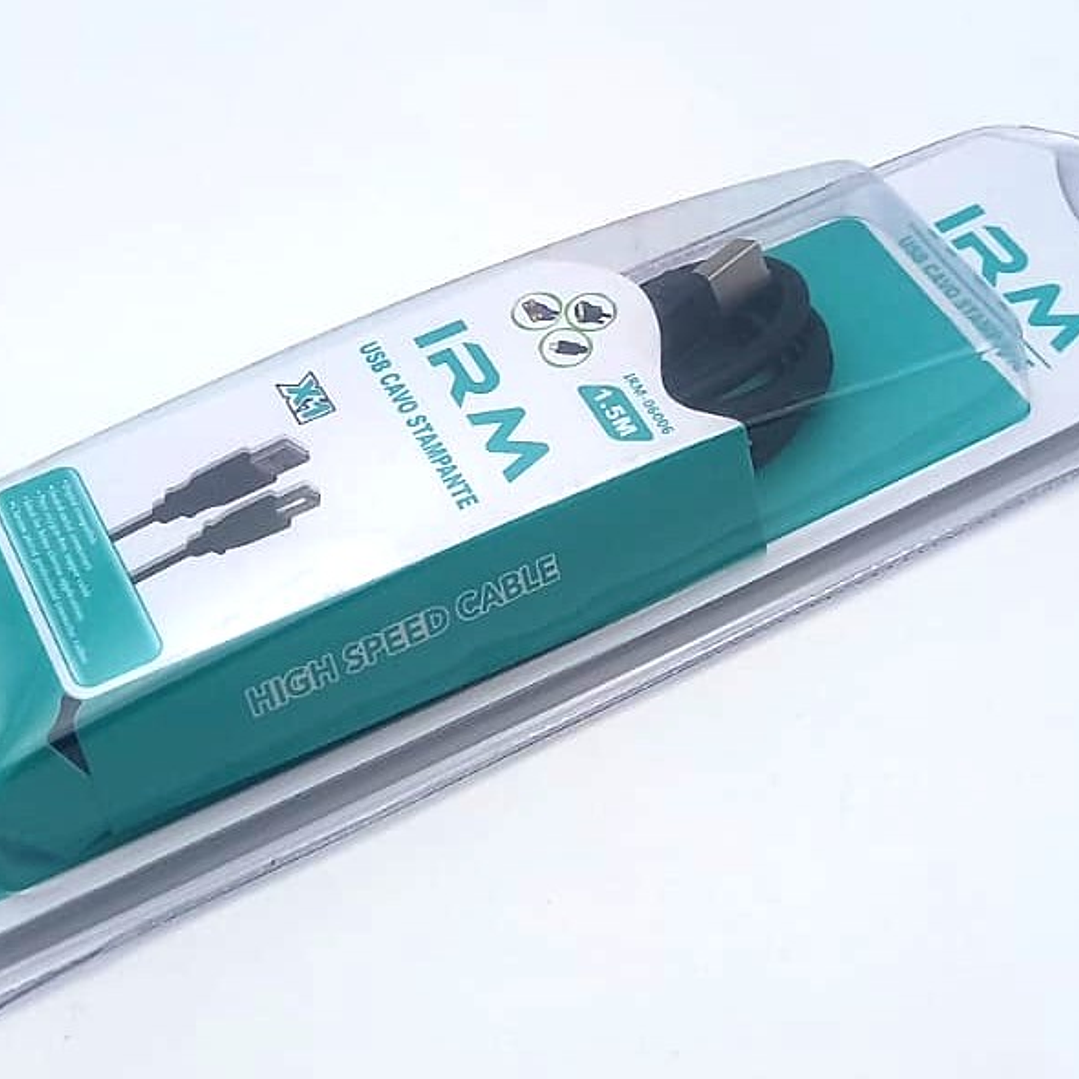 Cable Usb para impresoras y escaner  1.5 Metros - IRM 5