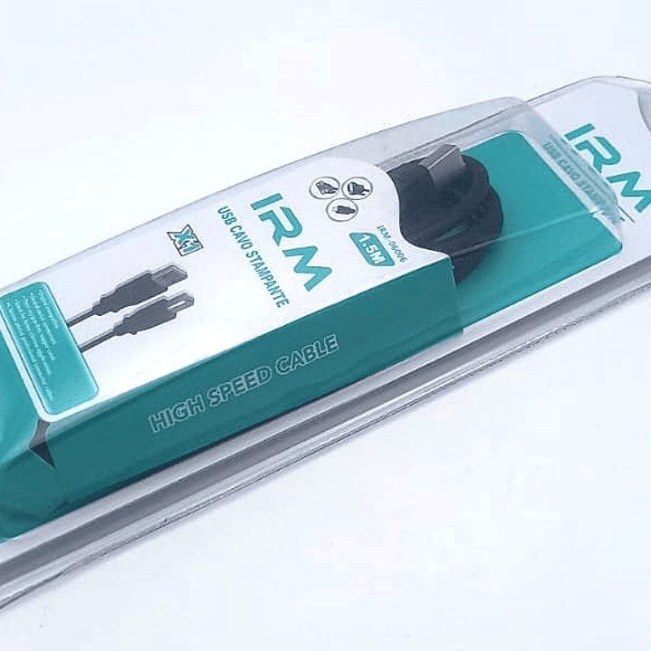 Cable Usb para impresoras y escaner  1.5 Metros - IRM 5