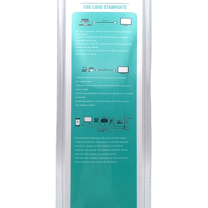Cable Usb para impresoras y escaner  1.5 Metros - IRM 6