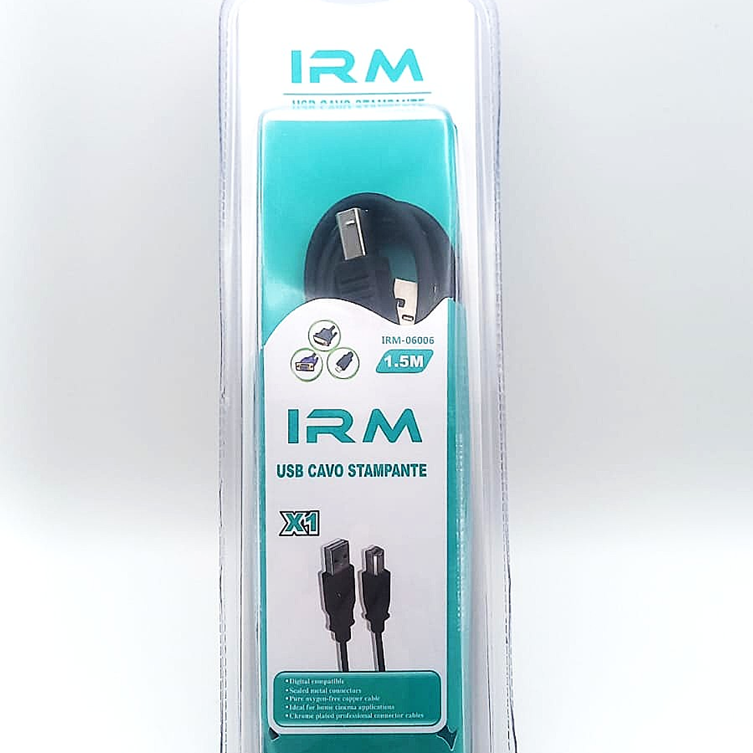 Cable Usb para impresoras y escaner  1.5 Metros - IRM 7