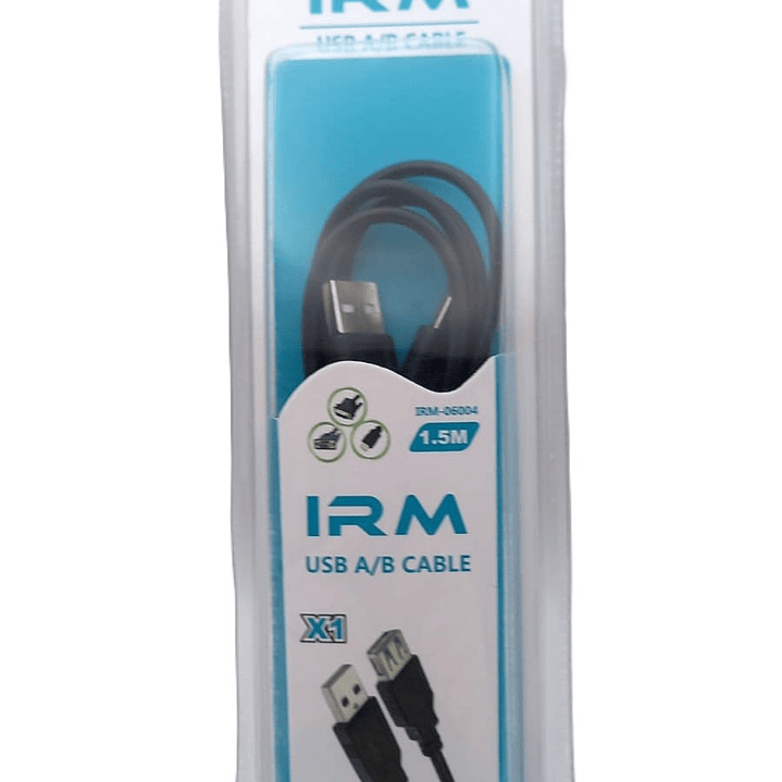 Cable extensión Usb macho-hembra 1.5metros - IRM 3