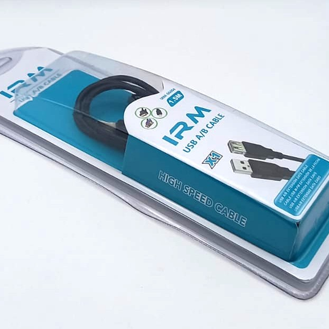 Cable extensión Usb macho-hembra 1.5metros - IRM 5