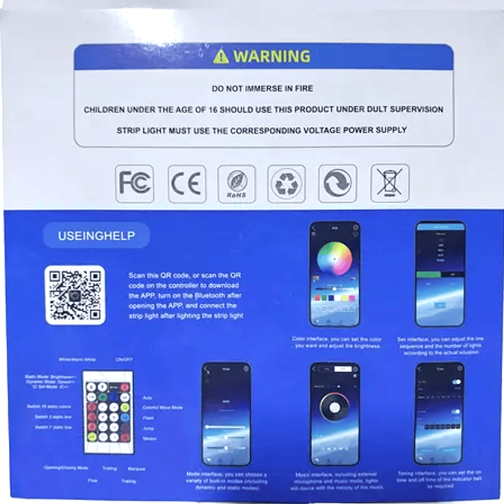 Tira neón led de colores RGB Smart  5M – Iluminación inteligente para ambientes creativos 6