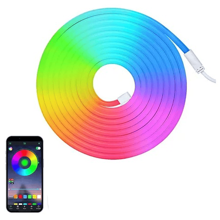 Tira neón led de colores RGB Smart  5M – Iluminación inteligente para ambientes creativos 1