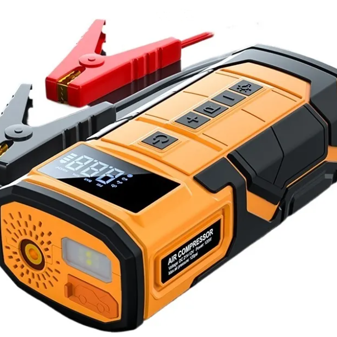 Compresor de aire + Partidor de batería + Multifunción para Emergencias / Power Start All-in-One  2
