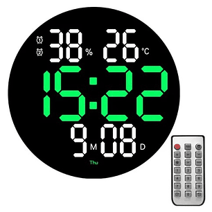 Reloj digital led multifuncional (incluye control remoto)