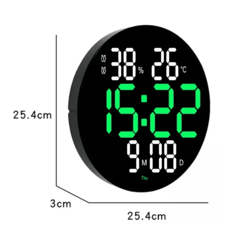 Reloj digital led multifuncional (incluye control remoto) 2