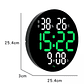 Reloj digital led multifuncional (incluye control remoto) - Miniatura 2