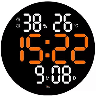 Reloj digital led multifuncional (incluye control remoto)