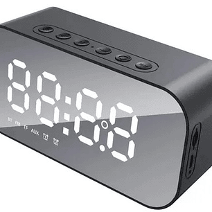 Clock Wireless Speaker BC-50 – Reloj Digital con Alarma, Bluetooth, FM y Pantalla LED