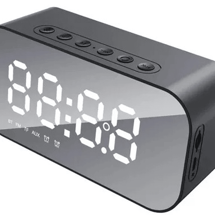 Clock Wireless Speaker BC-50 – Reloj Digital con Alarma, Bluetooth, FM y Pantalla LED 1