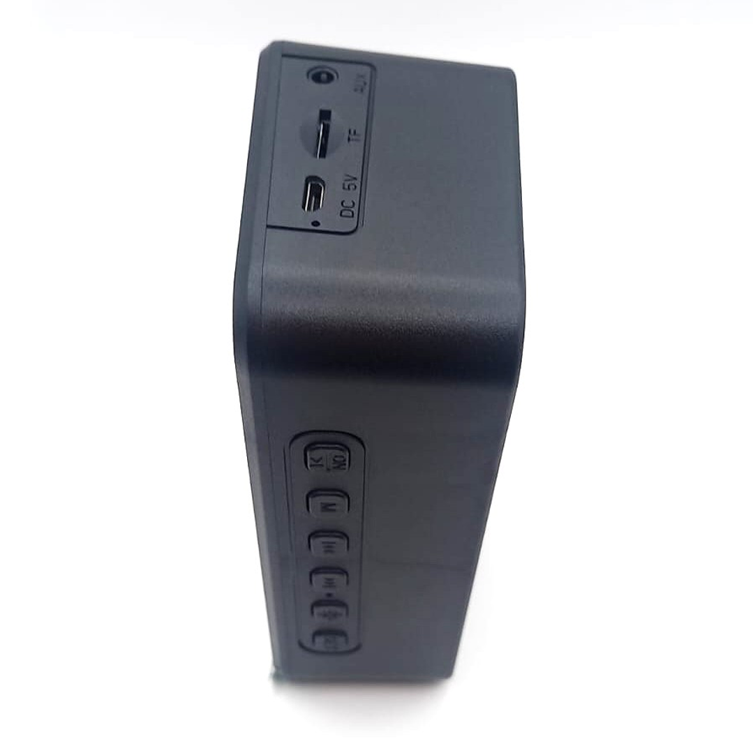 Clock Wireless Speaker BC-50 – Reloj Digital con Alarma, Bluetooth, FM y Pantalla LED 5