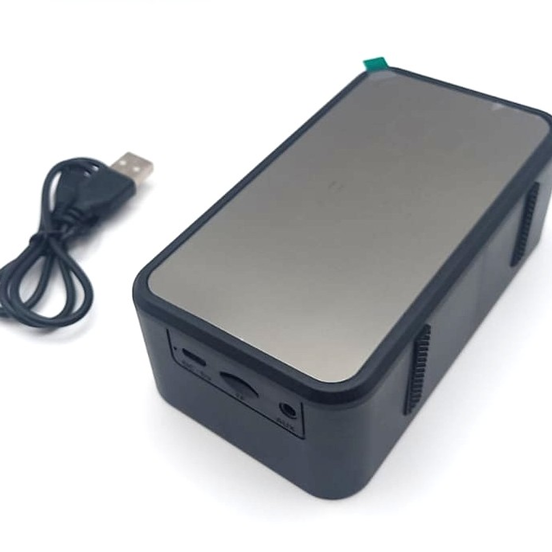 Clock Wireless Speaker BC-50 – Reloj Digital con Alarma, Bluetooth, FM y Pantalla LED 6