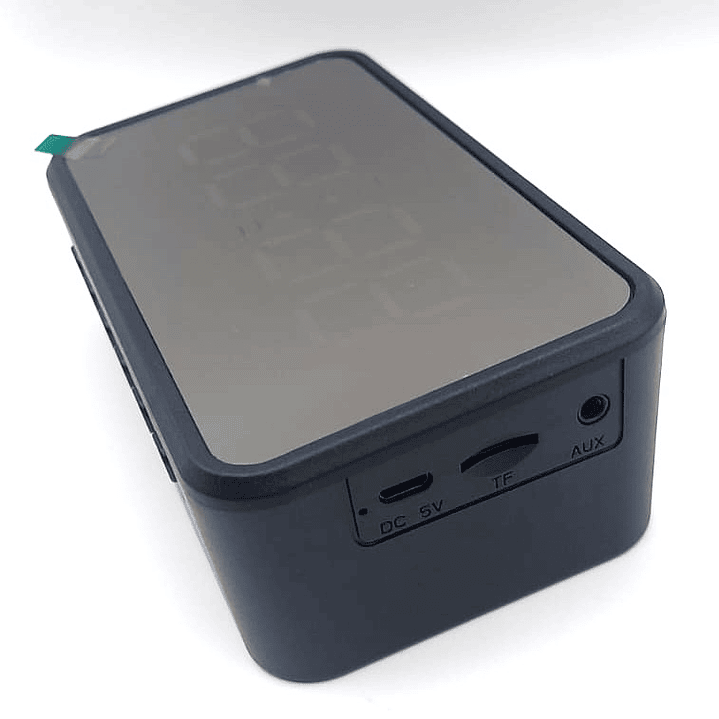 Clock Wireless Speaker BC-50 – Reloj Digital con Alarma, Bluetooth, FM y Pantalla LED 7